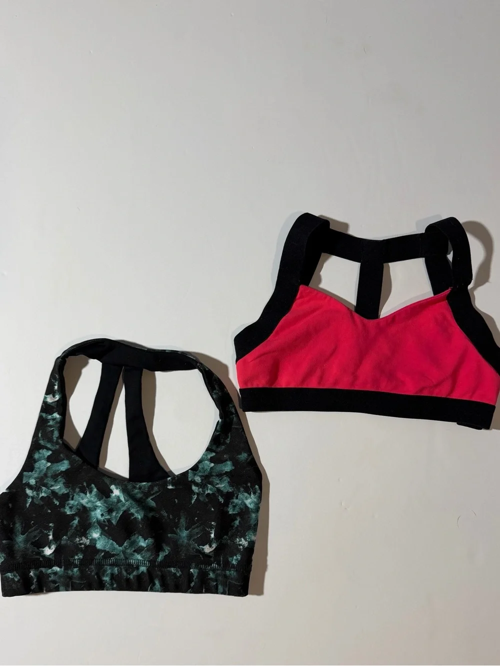 Two MC strappy dance sports bras